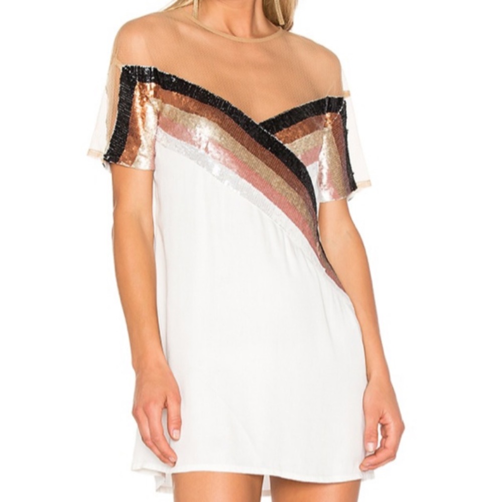 NBD Mireya Dress in Galatic Stripe
